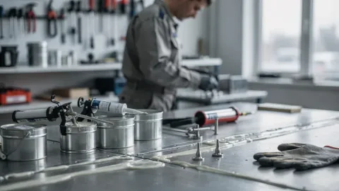 Jak zmyć zaschnięty klej poliuretanowy z okien aluminiowych?
